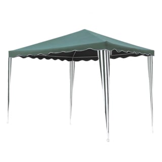 Gazebo Metálico con Tela y Volantes por 35.92€