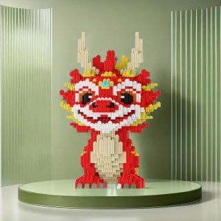 Bloques de construcción Dragón de la Suerte por 4,22€