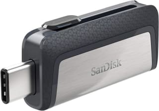 SanDisk 128GB Ultra Dual Drive, Memoria flash con conectores USB Type-C y Type-A por 9,62€