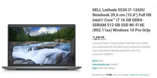 Dell Latitude 5530 (HKD6T) voor €1.294 bij Computer-connections