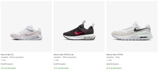 Zapatillas Nike Air Max desde 35,97€