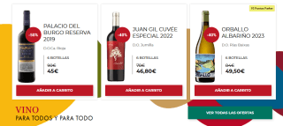 Hasta 50% + 10€ gratis en nuestro pedidos en Vinoseleccion