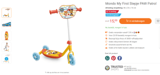 Mondo My First Stepje PAW Patrol voor €15 bij Lobbes