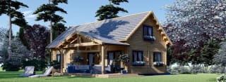Chalet en bois Vera - 66 mm à 39208€