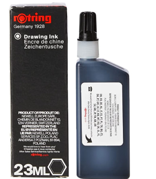 Cartucho de Tinta (23 ml), Negro marca Rotring por 7,71€