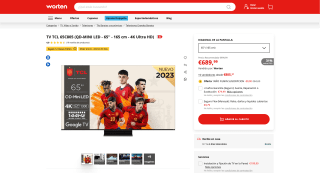 TV TCL 65C805 65" por 689,99€