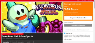 Snow Bros. Nick & Tom Special - Nintendo Switch por 1.49€