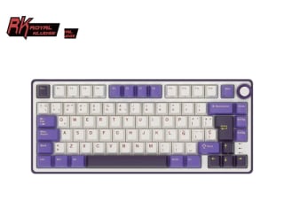 Teclado Royal Kludge RKR75 ISO-ES Hot-Swappable Switch Silver Speed Blackberry por 49.95€