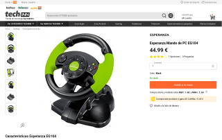 Esperanza mando de PC EG104 plateado por 44,99€