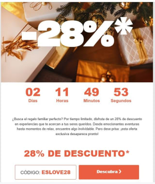 28% descuento en seleccionados desde Smartbox