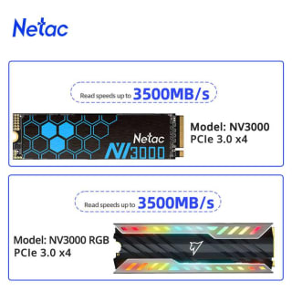 Netac NV3000 2TB Disco SSD NVME, M.2 PCIe 3.0 x4 3500MB/s por 76,50€
