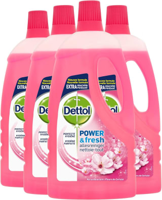 Dettol Allesreiniger Power & Fresh - Kersenbloesem - 1L x8 voor €12,36 bij Amazon