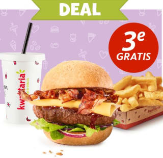 3 halen 2 betalen op alle producten bij Kwalitaria