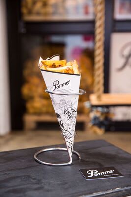 Pomms' Gouda Film & Friet deal voor €9,50