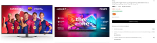 Philips The One 55PUS8919 55" LED UltraHD 4K Ambilight TV 120Hz Dolby Vision y Atmos por 499€