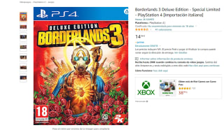 Videojuego Borderlands 3 Deluxe Edition, Special Limited [Importación italiana] para PS4 por 14,56€