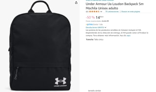 Mochila Under Armour Loudon 10L por 14.95€