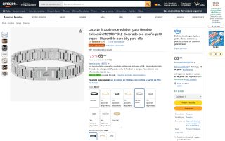 Lacoste Brazalete Metropole por 68,53€