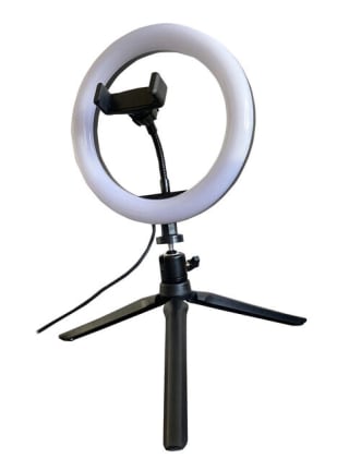 Aro de luz Vivitar TGB Negro VIVRLRGB8 de 20 cm por $3.990