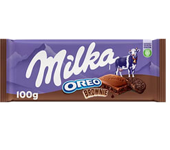 Milka Oreo Brownie - Con Leche De Los Alpes Relleno De Galleta Oreo