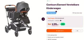 Contours Element ® multifunctioneel kinderwagen voor €129 bij iBOOD