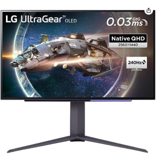 Monitor gaming LG 27GR95QE-B, 26.5", OLED 4K (2560x1440), 0.03 ms, 50/60 Hz, NVIDIA G-Sync™ Compatible por 831€