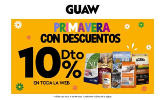 10% descuento en guaw en toda la web