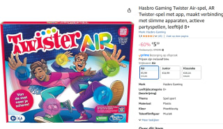 Twister Air - Actiespel voor €5,99 bij Amazon