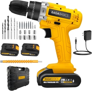 Taladro Electrico y Inalambrico de 21V, Herramienta Profesional 3 en 1