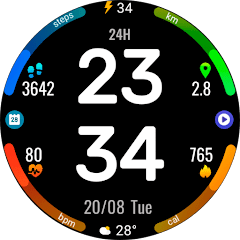 13 gratis Watchfaces Watch face voor Android