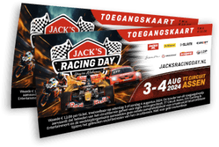 Gratis tickets voor de JACK'S Racing Day op het TT Circuit Assen