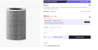 Xiaomi Smart Air Purifier 4 Lite Filter por 13.49€