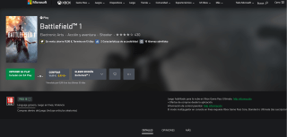 Juego Battlefield 1 Xbox por solo 0,99€