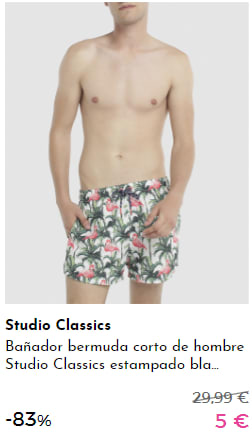 Studio Classics - Prendas para ellos por 5€ y 7€