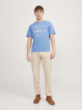 JACK & JONES T-shirt JJFOREST met printopdruk voor €7,79 bij Bol.com