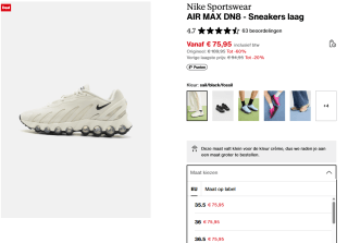 Nike WMNS Air Max Dn8 SE sneakers voor €75,95 bij Zalando