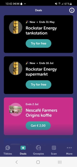 Rockstar Energiedrink cashback via Tikkie Actie