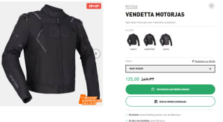 Richa Vendetta Motorjas Slim fit voor €125 bij Mkcmoto