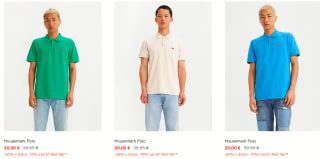 Levi's Housemark heren polo's vanaf €18 voor members bij Levi's