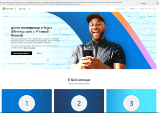 Microsoft Rewards - 550 pontos grátis.