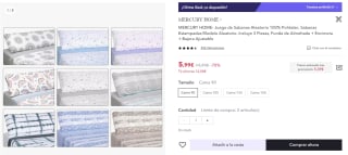 Juego sábanas 3 piezas + manta microfibra grande por 9,26€