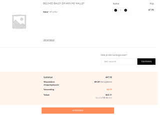 20% korting op alles (ook op sale!) bij Burkely