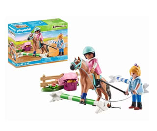 PLAYMOBIL Country 71242 Clase de Equitación Instructor de equitación para Montar y Saltar por 5,06€