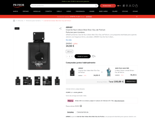 Eau de parfum Armaf Club De Nuit Urban Man Elixir 100 ml Hombre por solo 24,50€
