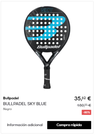 BULLPADEL - Palas por menos de 36€