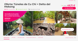 40% descuento en tour de Civitatis Vietnam tuneles Cu Chi