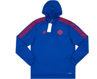 Sudadera Adidas con capucha y cremallera de 1/4 Adidas del Bayern de Múnich 2021-22 por 21,59€
