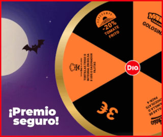 Hasta 3€ de regalo en el juego de la ruleta en Supermercado Dia entra y prueba