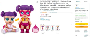 Muñeca superheroína super cute little babies sisi por 18,97€