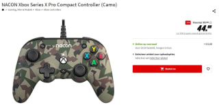 Nacon Pro Compact Official Bedrade Controller - Xbox Series X|S - Groen voor €44,99 bij de Mediamarkt